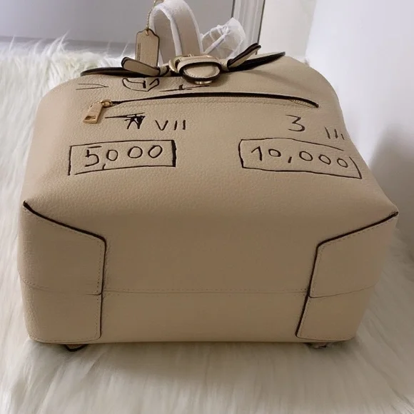 New💃Coach X Jean Michel Basquiat Kleo Backpack - Picture 8 of 15